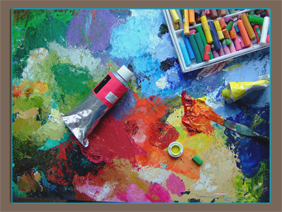 palette peintures